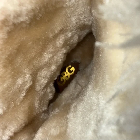 GGASHLEAR Women’s Faux Fur Winter Ankle Boots Brown Lace Up Cosy Warm– Size 6.5M - Picture 9 of 9